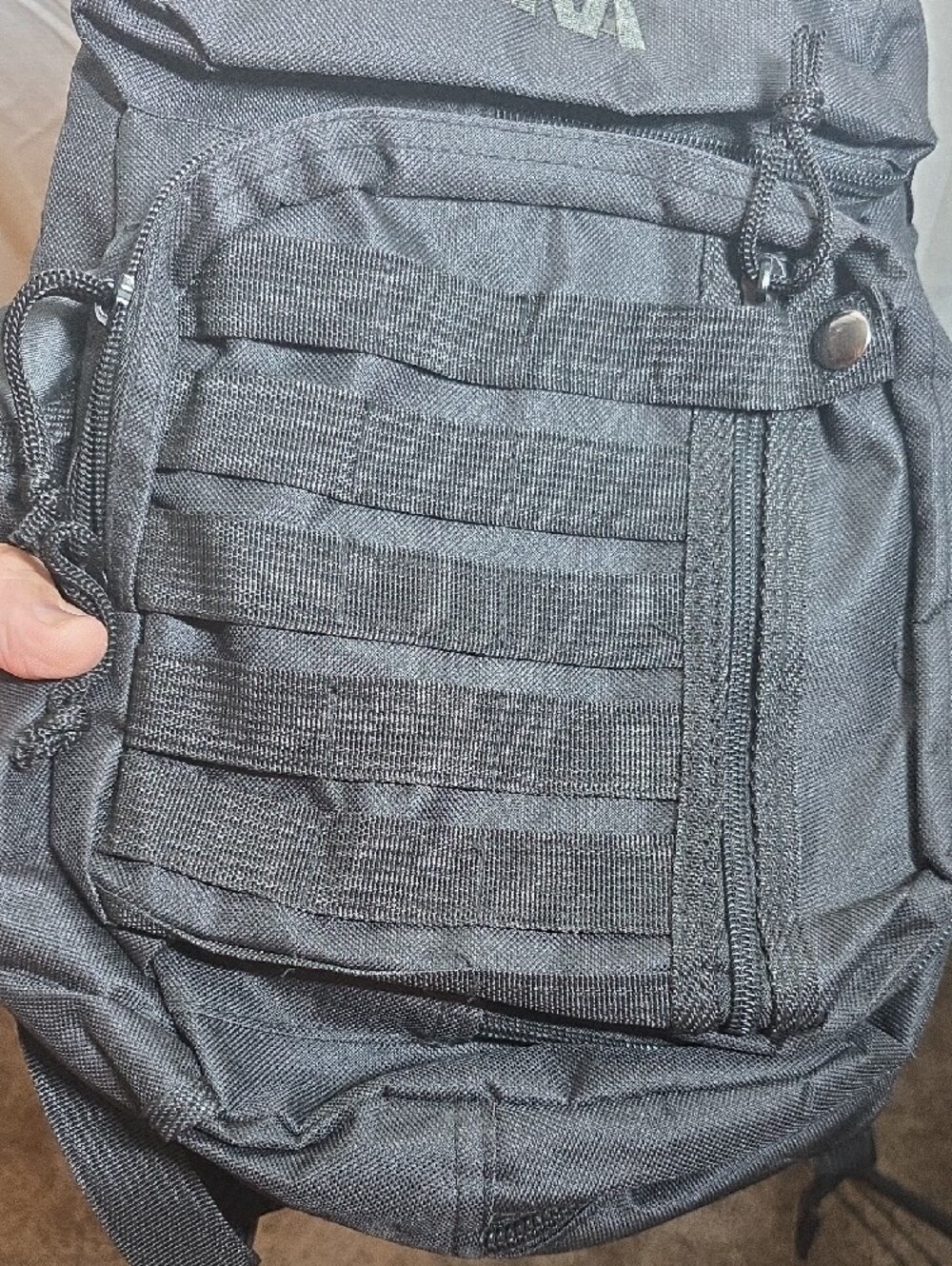 Black NRA Tactical Daypack - Compact Men’s Backpack - Picture 5 of 5